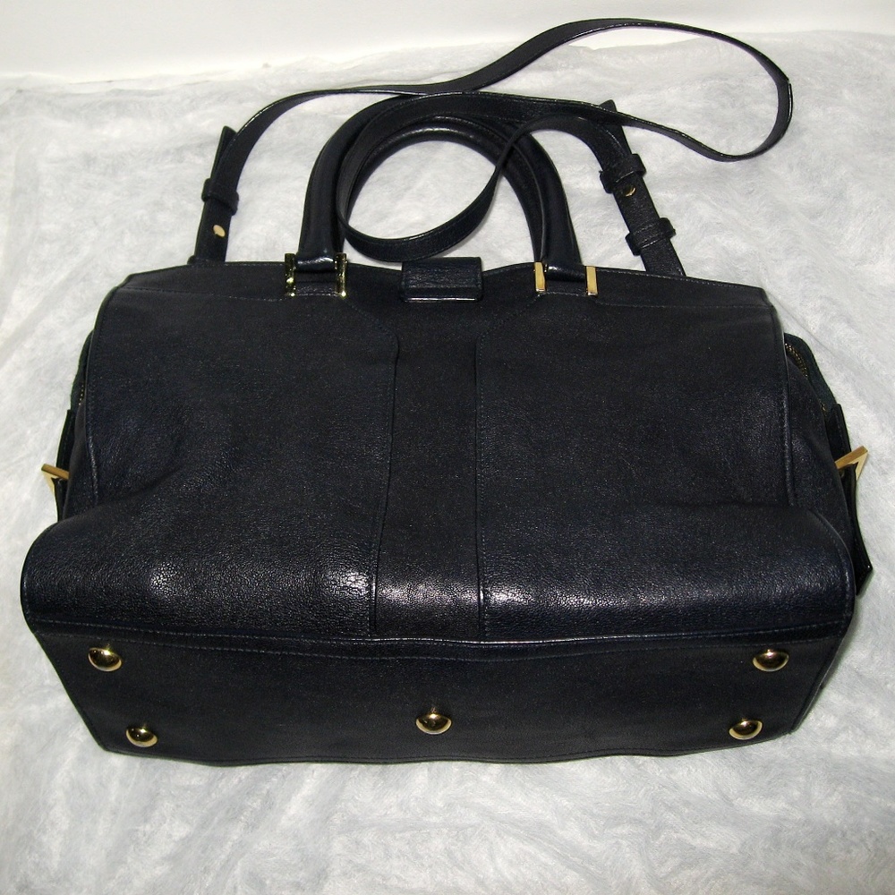 Saint Laurent Y ChYc Y-ligne Cabas Mini Dark Blue - Picture 6 of 10